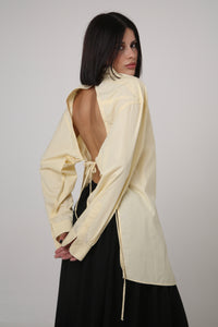 CAMISA SENAKA - TALLA M - AMARILLA