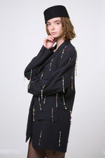 Cargar imagen en el visor de la galería, BLAZER MAI - TALLA M - GRIS OXFORD
