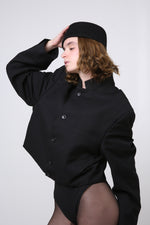 Cargar imagen en el visor de la galería, BLAZER JUN - TALLA M/L - NEGRO
