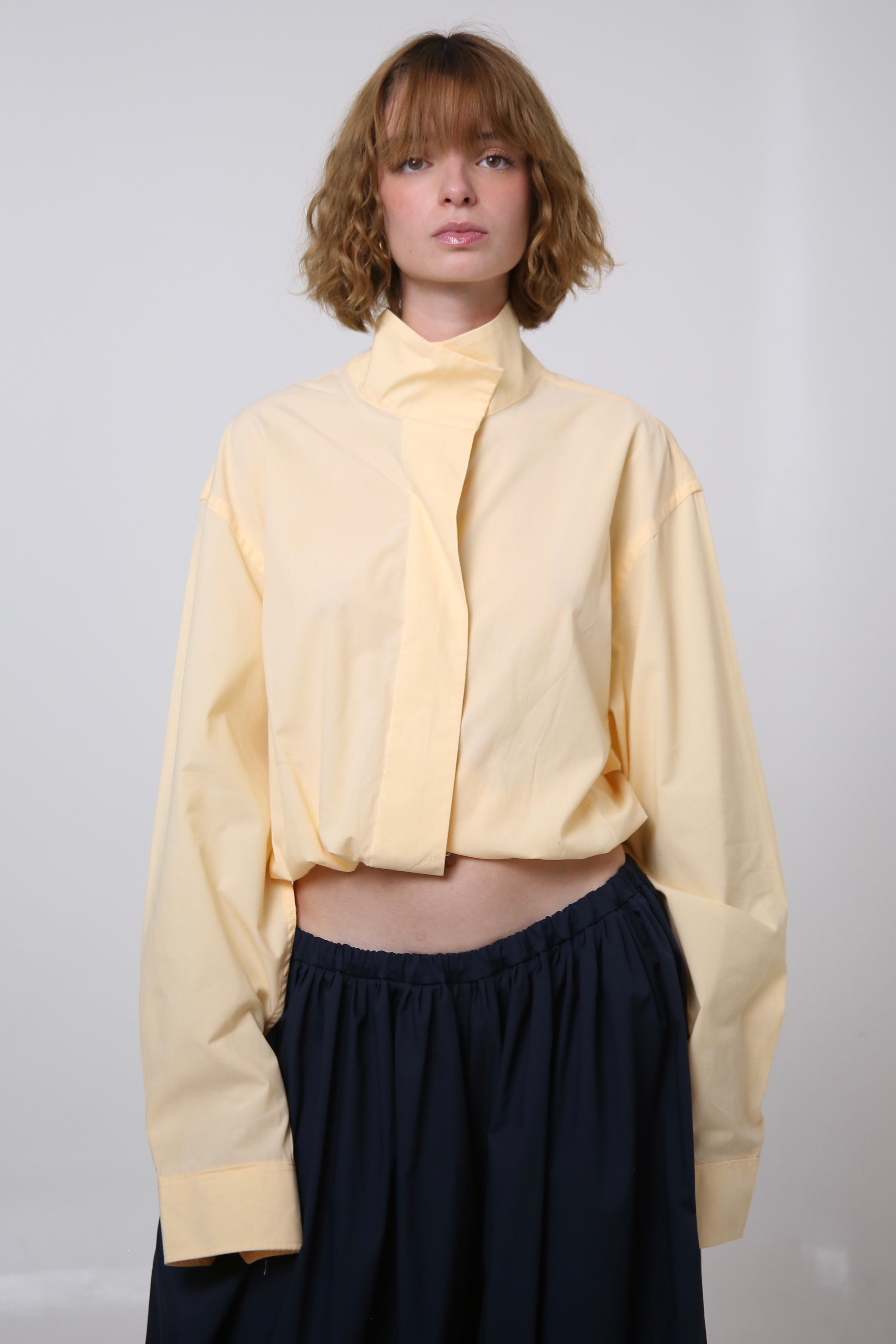 CAMISA NEKKU - TALLA S/M - AMARILLA