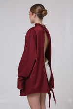 Cargar imagen en el visor de la galería, CAMISA ENSO - UNITALLA - VINO
