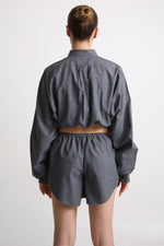 Cargar imagen en el visor de la galería, SET BOTAN - TALLA S/M - GRIS
