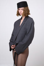 Cargar imagen en el visor de la galería, BLAZER SENAKA - TALLA M/L - GRIS OXFORD
