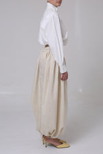 Cargar imagen en el visor de la galería, PANTALÓN SAORI - UNITALLA - BEIGE CUADROS
