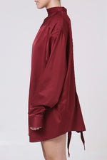 Cargar imagen en el visor de la galería, CAMISA ENSO - UNITALLA - VINO
