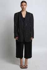 Cargar imagen en el visor de la galería, BLAZER MAI - TALLA S - GRIS OXFORD
