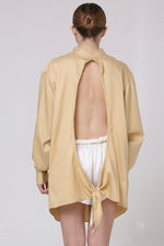 Cargar imagen en el visor de la galería, CAMISA ENSO - UNITALLA - BEIGE
