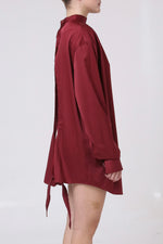 Cargar imagen en el visor de la galería, CAMISA ENSO - UNITALLA - VINO
