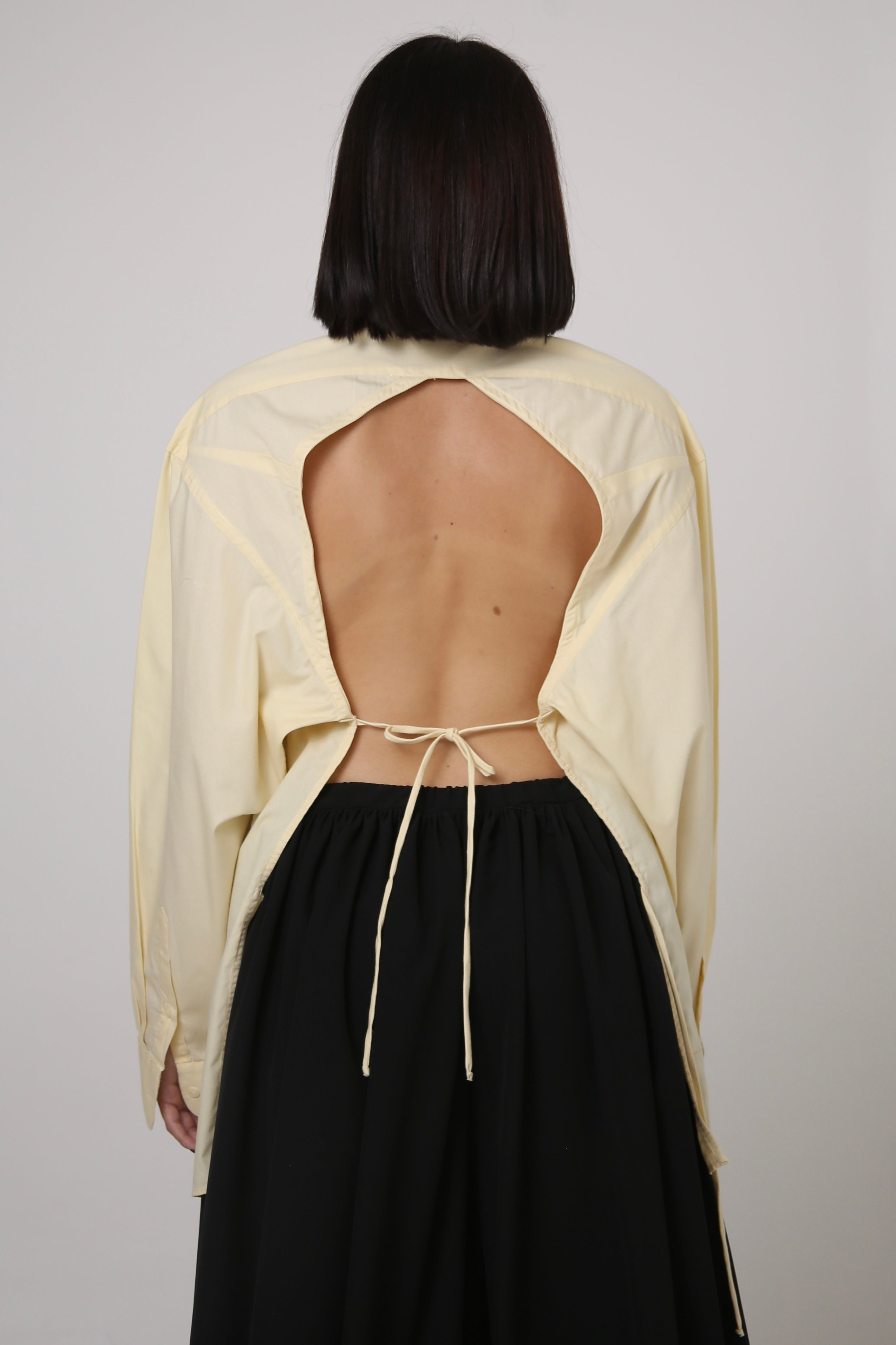 CAMISA SENAKA - TALLA M - AMARILLA