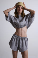 Cargar imagen en el visor de la galería, SET BOTAN - TALLA S/M - GRIS
