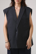 Cargar imagen en el visor de la galería, VEST HYO - TALLA L - GRIS OXFORD
