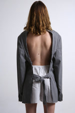 Cargar imagen en el visor de la galería, BLAZER SENAKA - TALLA M - GRIS
