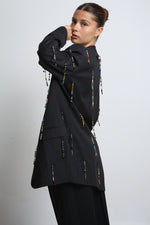 Cargar imagen en el visor de la galería, BLAZER MAI - TALLA S - GRIS OXFORD
