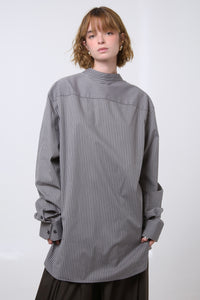 CAMISA ENSO - TALLA M - GRIS RAYAS
