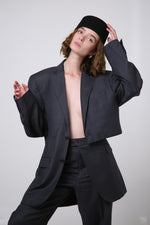 Cargar imagen en el visor de la galería, SUIT SUKA - TALLA M - GRIS OXFORD
