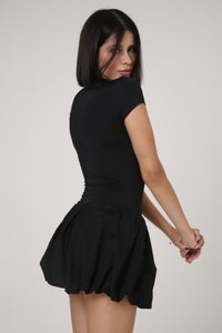 SHORT SAORI - UNITALLA - NEGRO