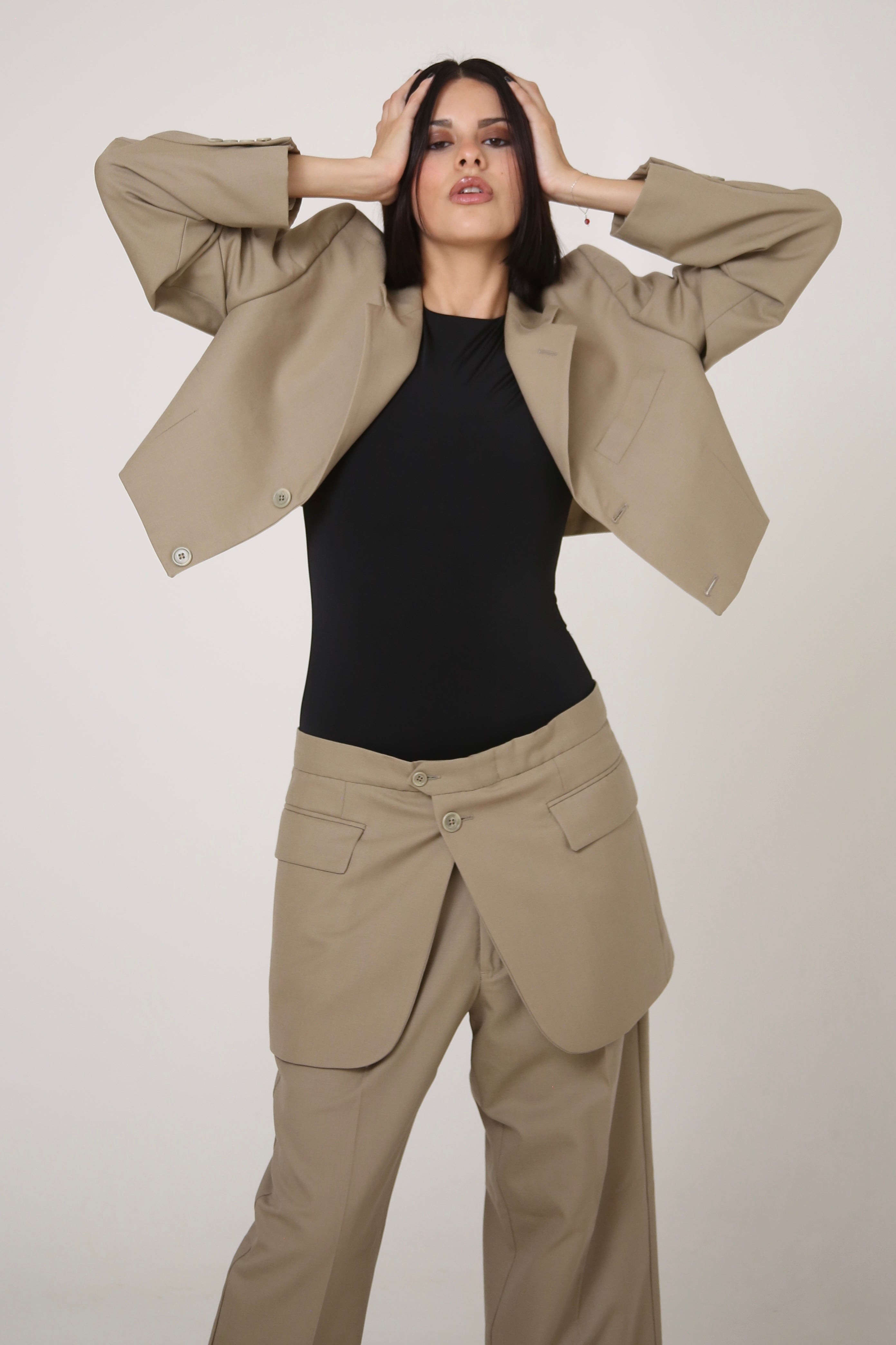 PANTALÓN SUKA - TALLA M - BEIGE