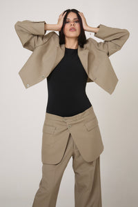 PANTALÓN SUKA - TALLA M - BEIGE