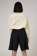 Cargar imagen en el visor de la galería, CAMISA NEKKU - TALLA M - AMARILLO TEXTURA RAYAS

