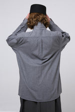 Cargar imagen en el visor de la galería, CAMISA JIN - TALLA L - GRIS
