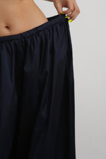 Cargar imagen en el visor de la galería, PANTALÓN SAORI - UNITALLA - AZUL SATINADO

