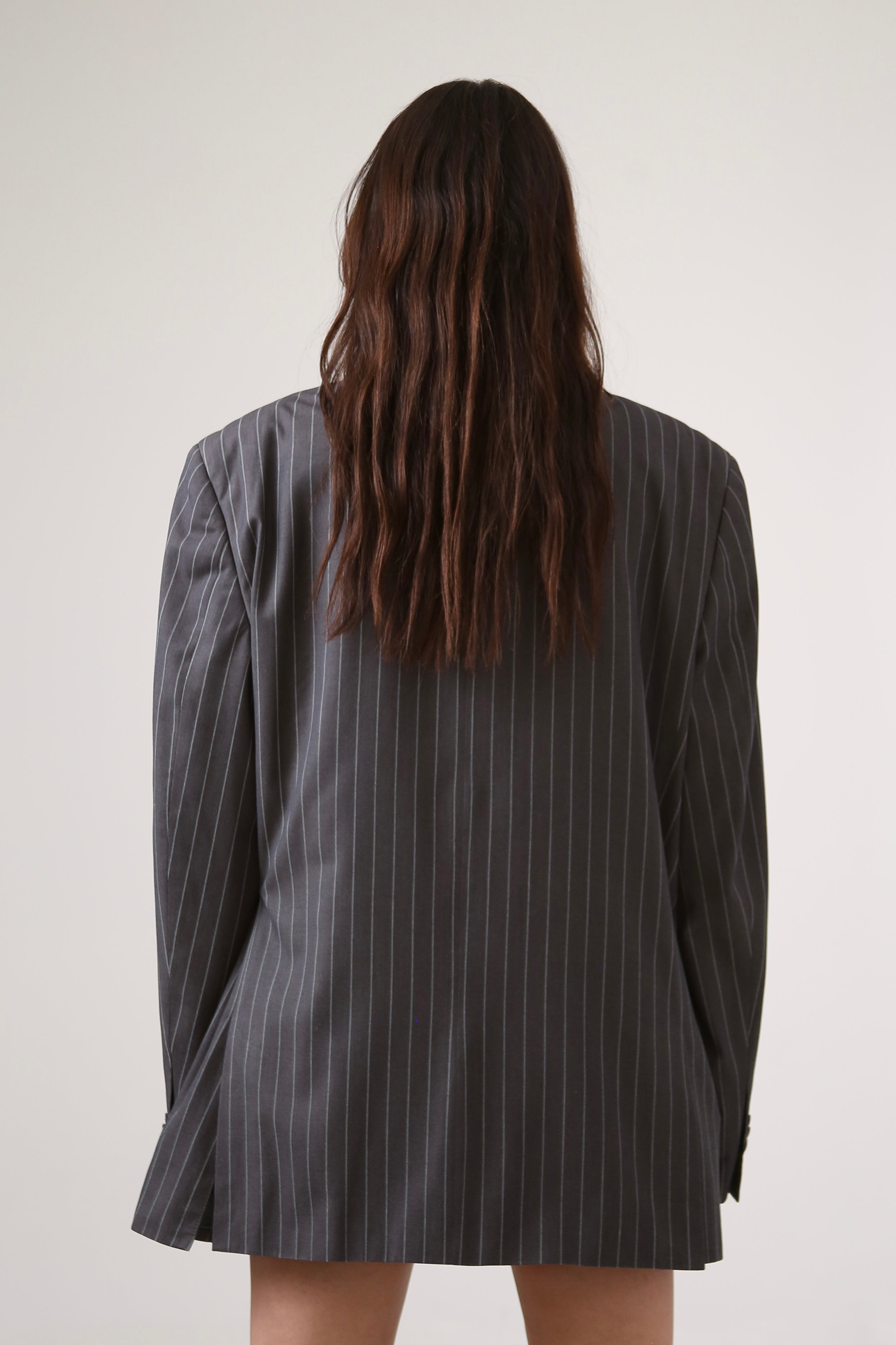 BLAZER KIMONO - TALLA L - GRIS RAYA DIPLOMÁTICA