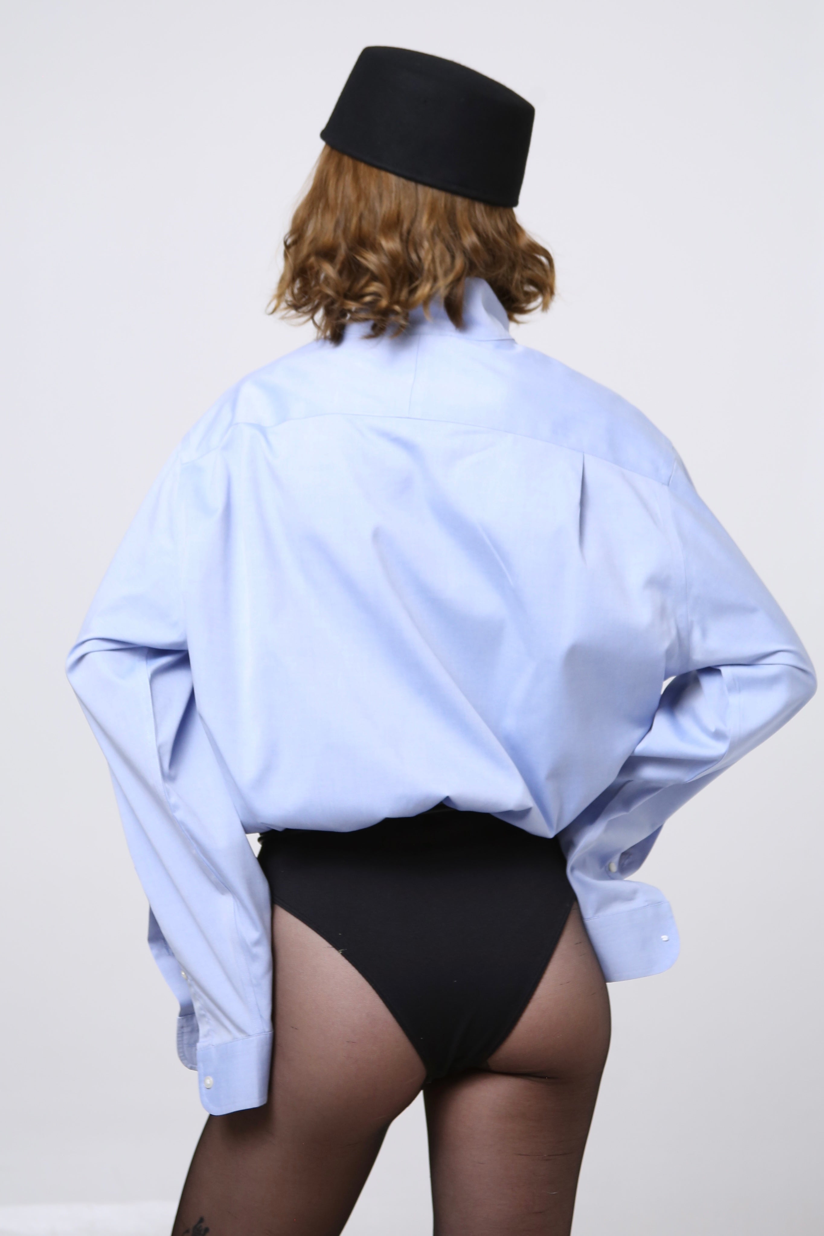 CAMISA NEKKU - TALLA S/M - AZUL