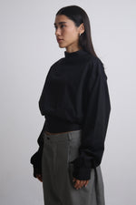 Cargar imagen en el visor de la galería, CAMISA OBI - UNITALLA - NEGRA
