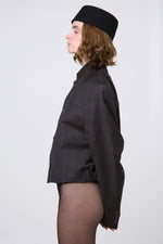 Cargar imagen en el visor de la galería, BLAZER JIN - TALLA M - CAFE
