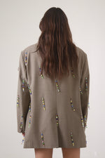 Cargar imagen en el visor de la galería, BLAZER MAI - TALLA L - BEIGE
