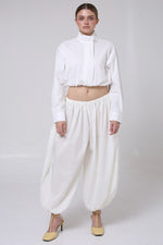 Cargar imagen en el visor de la galería, PANTALÓN SAORI - UNITALLA - BLANCO
