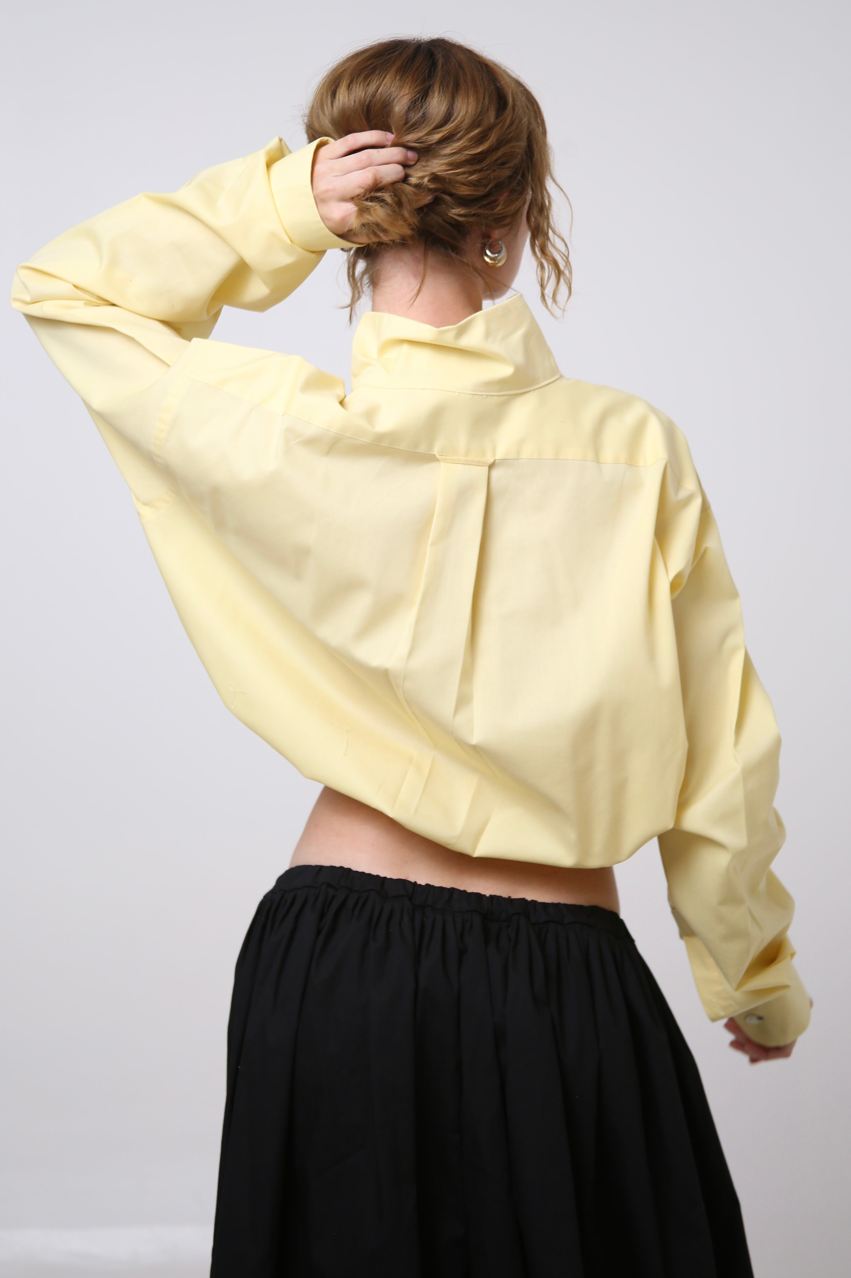 CAMISA NEKKU - TALLA M/L - AMARILLA